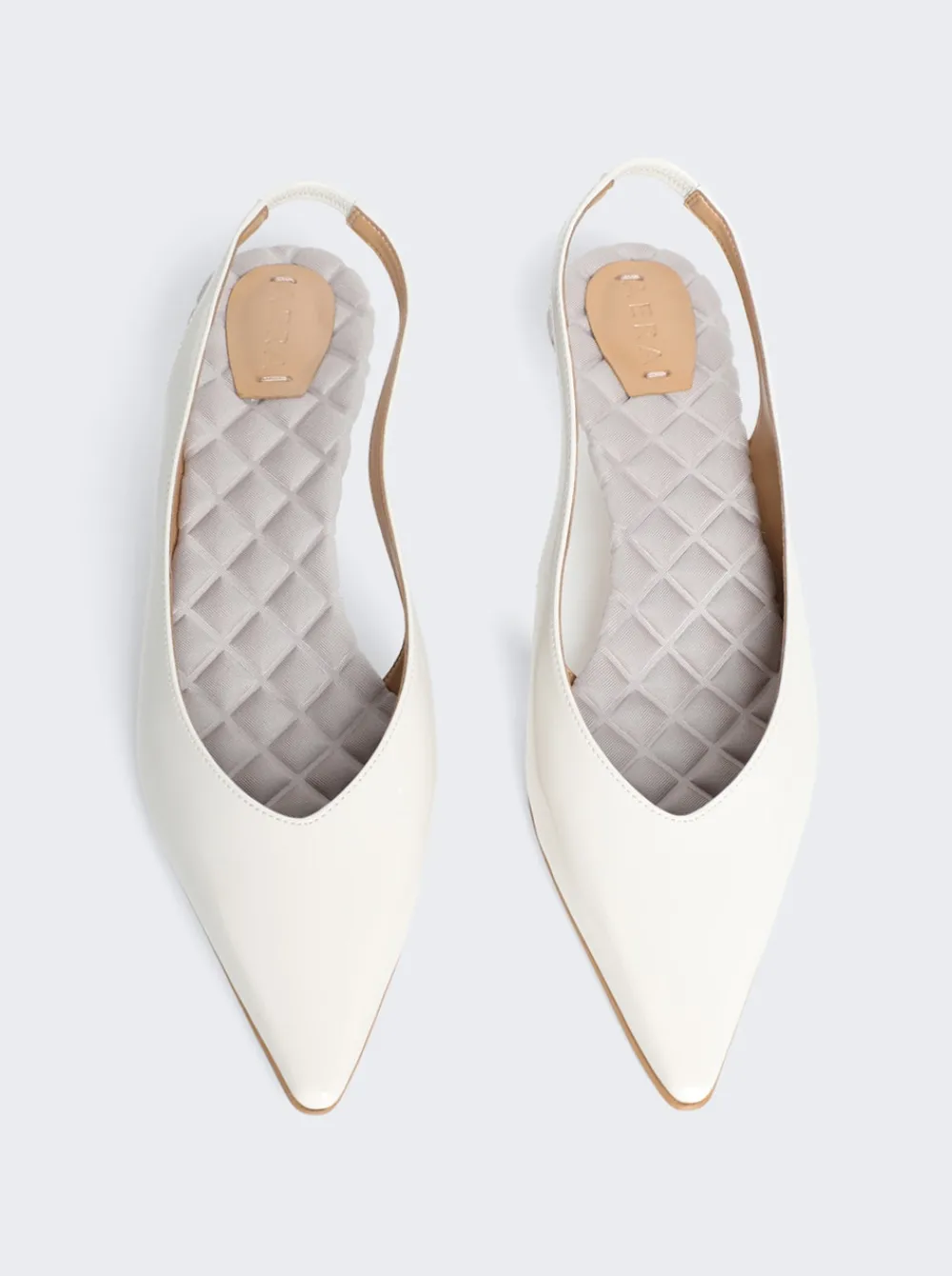 AERA Silvana Slingback Pumps Ivory