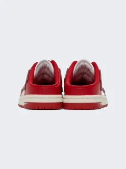 Amiri Skel Top Low Mule Sneakers Red