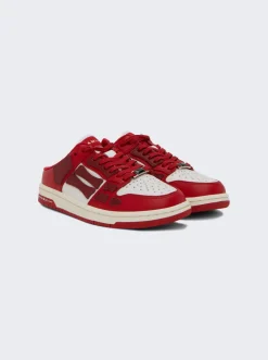 Amiri Skel Top Low Mule Sneakers Red