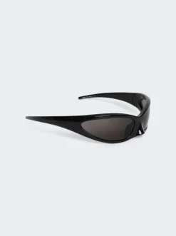 Balenciaga Skin Cat Sunglasses Black