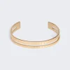 IVI Slim Slot Cuff Bracelet Gold