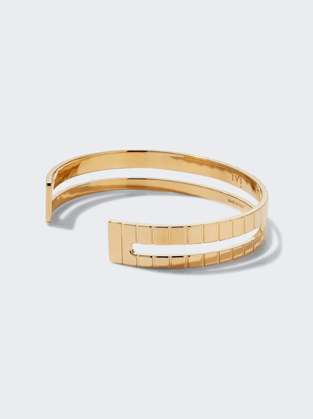 IVI Slim Slot Cuff Bracelet Gold