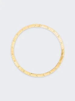 IVI Slot Chain Princess Necklace Gold