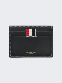 Thom Browne Small Card Holder Navy