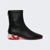 Raf Simons Solaris High Boots Black Cream And Red