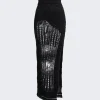 Rick Owens Spider Ziggy Skirt Black