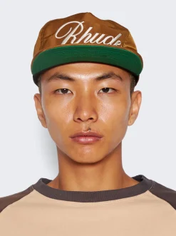 Rhude Sports Club Nylon Hat Camel