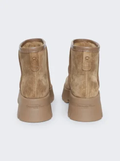 Gianvito Rossi Stormy Booties Camel