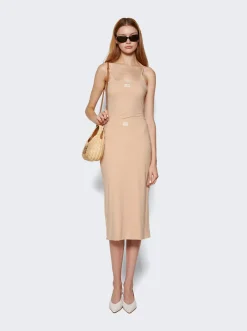 Miu Miu Stretch Jersey Top Cameo