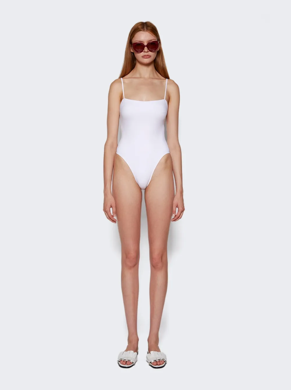 WARDROBE.NYC Swimsuit White