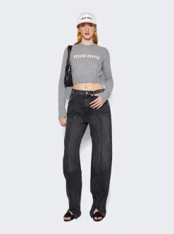Re/Done Tailored Jeans Active Black