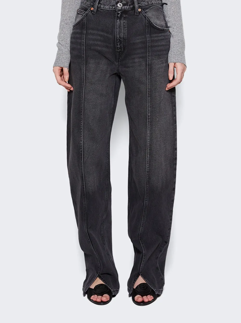 Re/Done Tailored Jeans Active Black