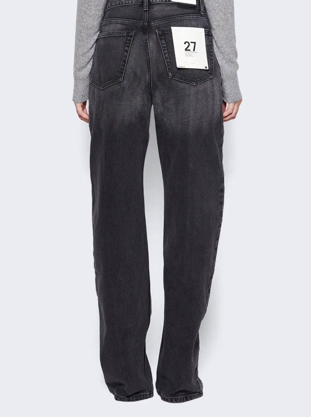 Re/Done Tailored Jeans Active Black