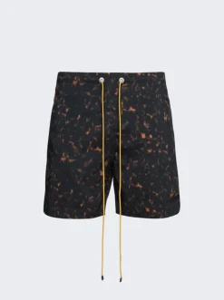 Rhude Tortoise Swim Shorts Black