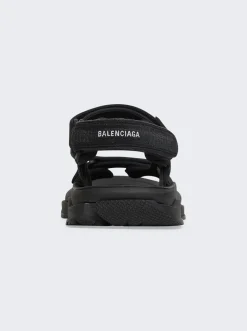 Balenciaga Tourist Sandal Black