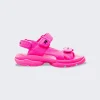 Balenciaga Tourist Sandal Fluorescent Pink