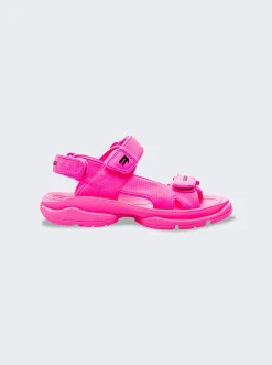 Balenciaga Tourist Sandal Fluorescent Pink