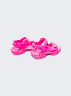 Balenciaga Tourist Sandal Fluorescent Pink