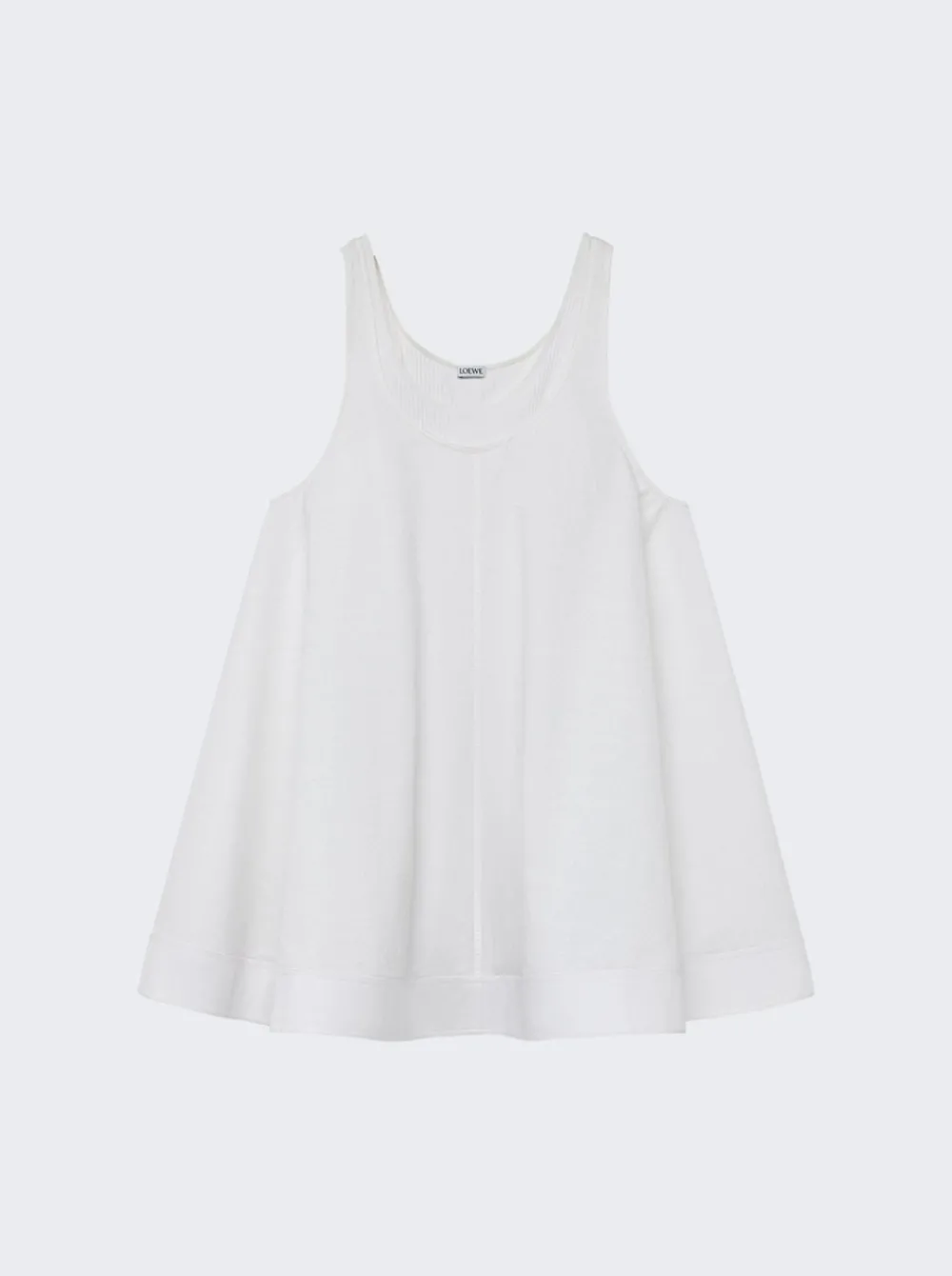 Loewe Trapeze Dress White