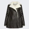Loewe Trapeze Jacket Brown And Natural