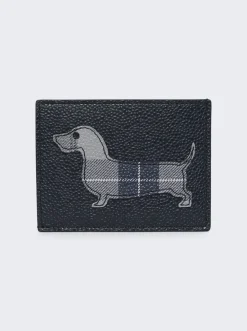 Thom Browne Tricolor Cardholder Navy