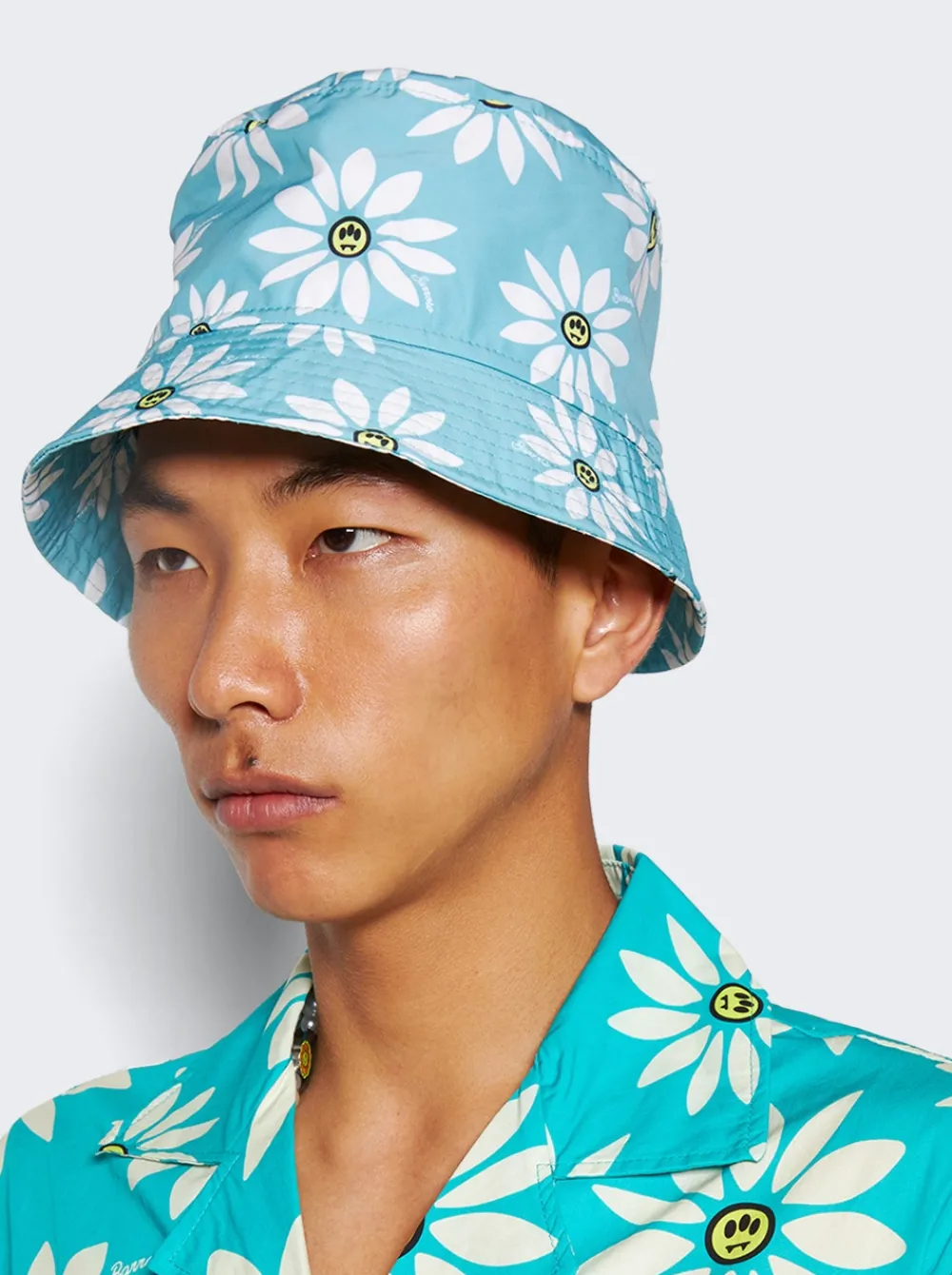 Barrow Unisex Popeline Bucket Hat Peacock