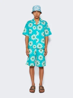 Barrow Unisex Popeline Bucket Hat Peacock
