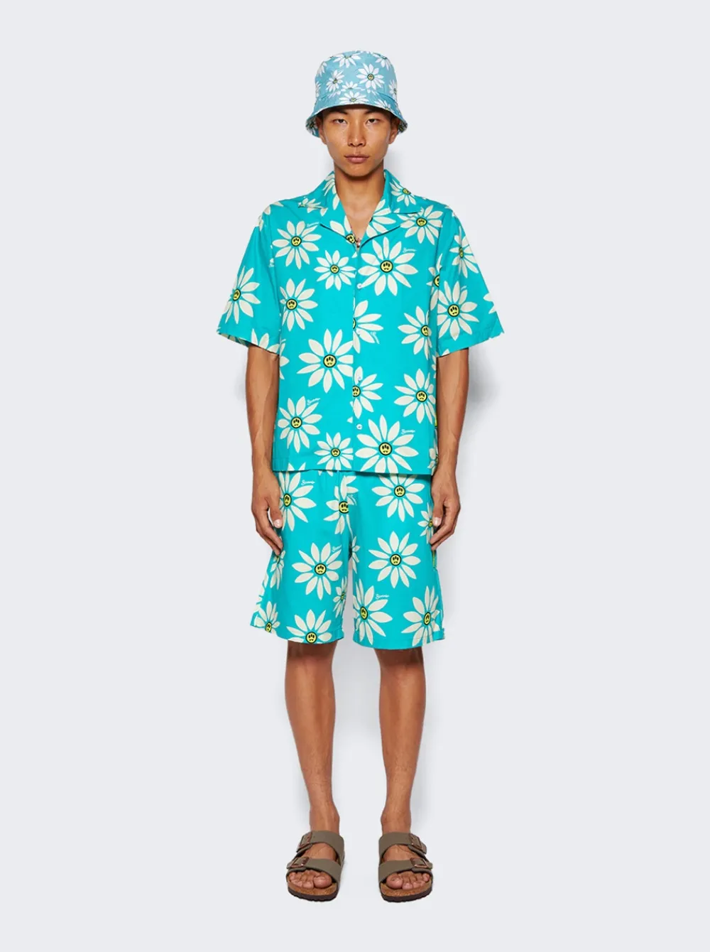 Barrow Unisex Popeline Bucket Hat Peacock