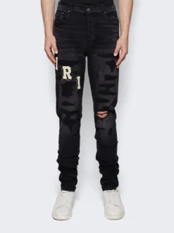 Amiri Varsity Jean Faded Black