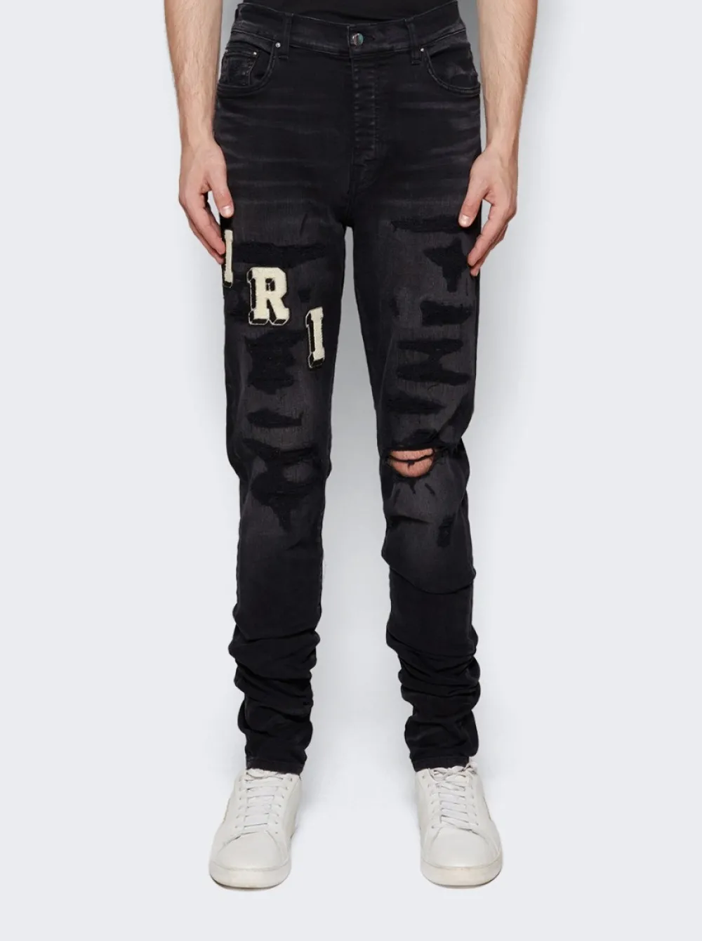 Amiri Varsity Jean Faded Black
