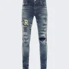 Amiri Varsity Jean Vintage Indigo