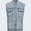 Paris Laundry Vintage Denim Vest Light Indigo