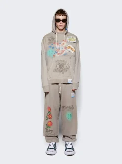 Maison MIHARA YASUHIRO Vintage-Like Hoodie Beige