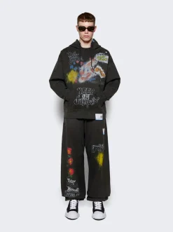 Maison MIHARA YASUHIRO Vintage-Like Hoodie Black