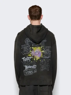Maison MIHARA YASUHIRO Vintage-Like Hoodie Black