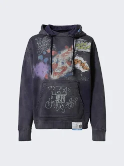 Maison MIHARA YASUHIRO Vintage-Like Hoodie Purple