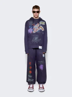 Maison MIHARA YASUHIRO Vintage-Like Hoodie Purple