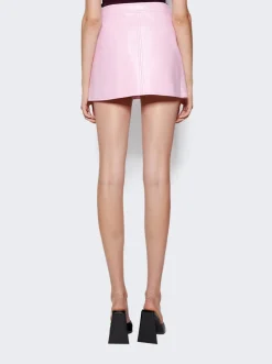Courru00e8ges Vinyl Reedition Skirt Rose