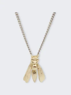Le Depot Dore Wasp Pendant 18K Yellow Gold