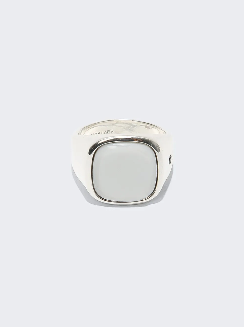 Hatton Labs White Agate Signet Ring