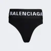 Balenciaga Wide Elastic Briefs Black
