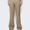 Amiri Wool Kick Flare Pant Khaki