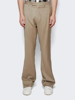 Amiri Wool Kick Flare Pant Khaki