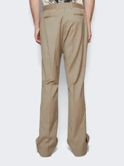 Amiri Wool Kick Flare Pant Khaki