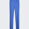Gucci Wool Mohair Pants Electric Blue