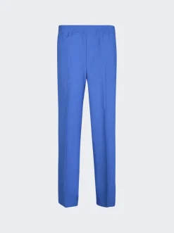 Gucci Wool Mohair Pants Electric Blue