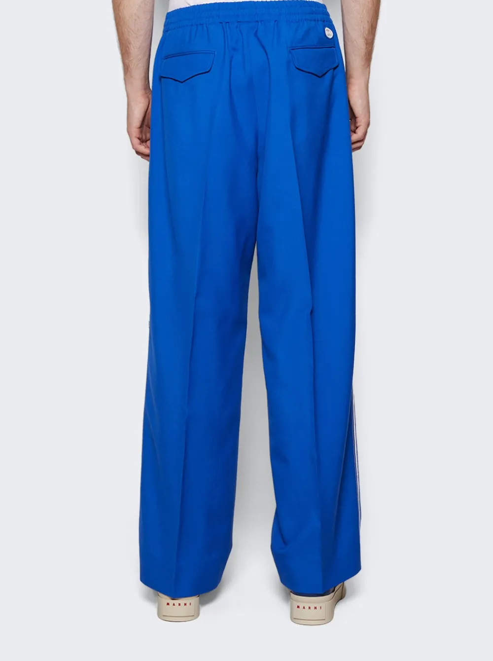 Gucci Wool Mohair Pants Electric Blue