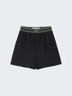 Loewe Wool Shorts Black