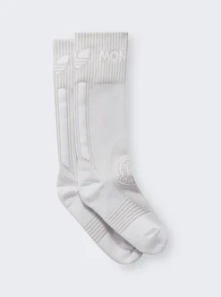 Moncler X Adidas Knit Socks White