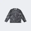 44 LABEL GROUP X Anyma Eternity Light Mesh Long Sleeve Shirt Grey